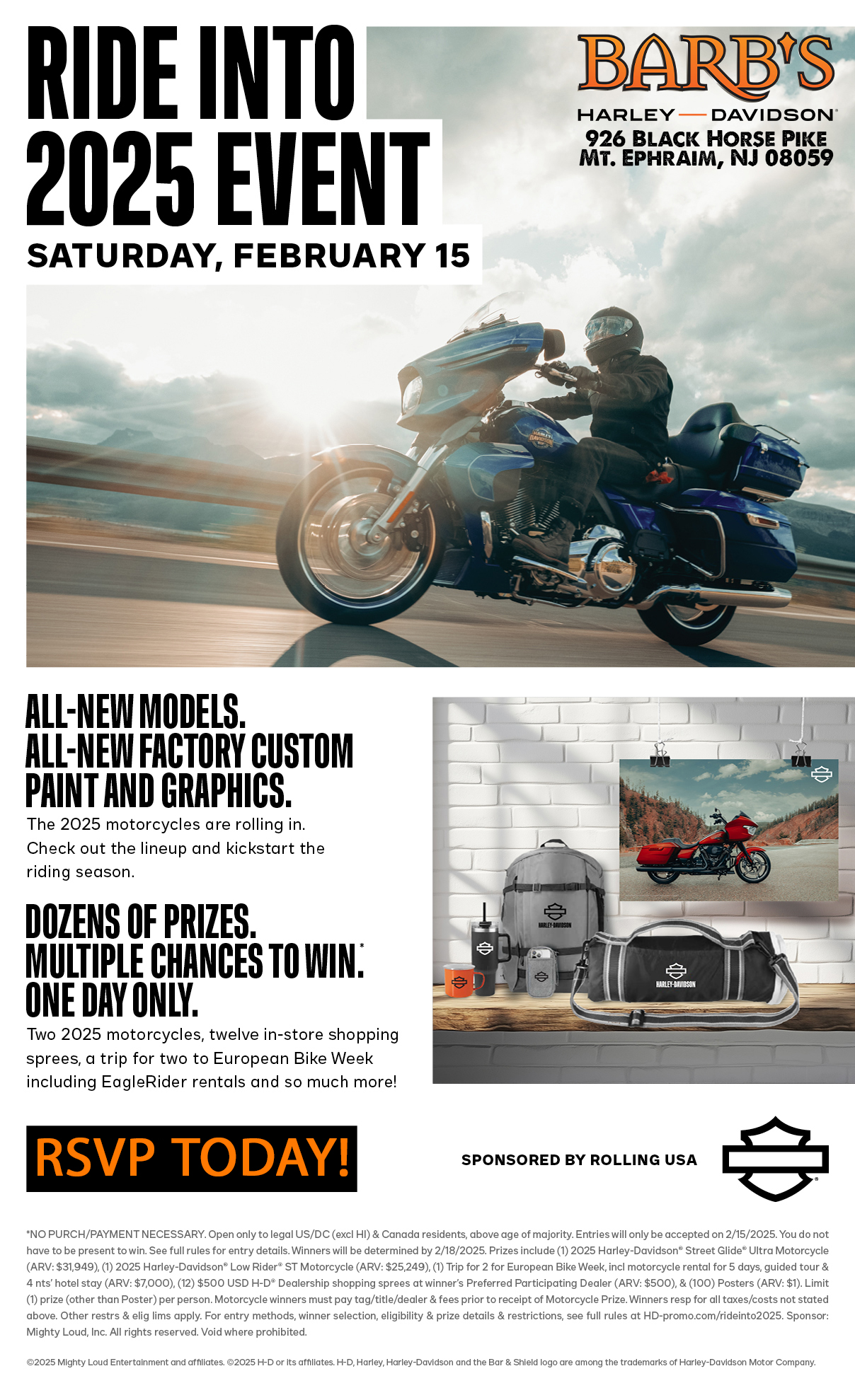 Promo3 Barb s Harley Davidson Mt. Ephraim New Jersey